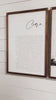 Custom Wedding Vows Wood Sign with Photo: His & Hers Bedroom Wall Art