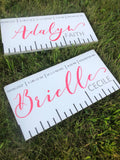 Baby Growth Ruler | Baby Birth Ruler | Birth Stats | Solid Wood | Personalized Baby Gift | Newborn Gift | Wooden Ruler |