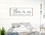 This Is Us Our Life Our Story Our Home | This Is Us Sign | Our Life Our Story Our Home | This Is Us Our Story | This Is Us Wall Decor