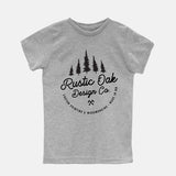 Rustic Oak Designs Graphic Tee | Bella and Canva Unisex Tee | Double sided graphic tee