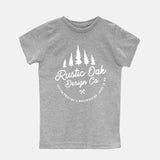 Rustic Oak Designs Graphic Tee | Bella and Canva Unisex Tee | Double sided graphic tee