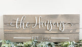 Family Name Sign | Bridal Shower Gift | Wedding Sign | Last Name Sign | Family Name Sign | Established Sign