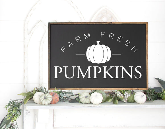 Farm Fresh Pumpkins sign | Farm Fresh Sign | Farm Fresh | Fall Sign | Autumn Sign | Pumpkin Sign | Farm Fresh Pumpkins Sign