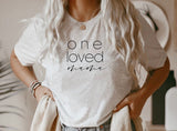 One loved mama Tee | Mama shirt | Women’s T Shirt | T Shirts For Women | Women's Shirts | Women's Tee | be kind | one love mama