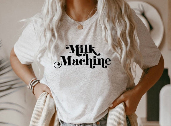 Milk machine Tee | breastfeeding Shirt | Mama shirt | Women’s T Shirt | T Shirts For Women | Women's Shirts | Women's Tee |