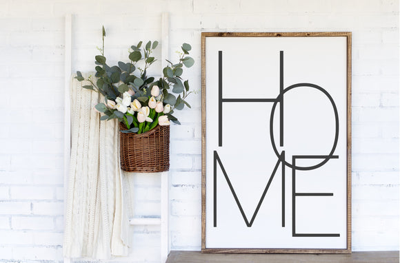 Home Large Sign | Above Couch Sign | Above Couch Decor | Home Wood Sign | Family Room Wall Decor