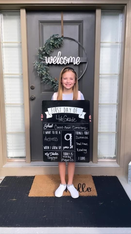 First Day of School Sign | Last Day of School Sign | Back To School Chalkboard | Chalkboard Back to School | Back to School Dry Erase Board