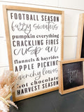 Fall bucket list sign | Fall checklist | Fall Sign | Autumn Sign | Fall wall decor | chalkboard sign