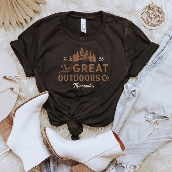 The great outdoors Co Minnesota Unisex shirt | Minnesota Tee | Minnesota Shirt | Minnesota State Tee | Visit Minnesota | Adventure Apparel