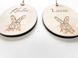 Personalized Easter Bunny Tags | Bunny Tags | Easter Name Tags | Easter Place Cards | Easter Bunny Place Cards | Easter Basket Tags