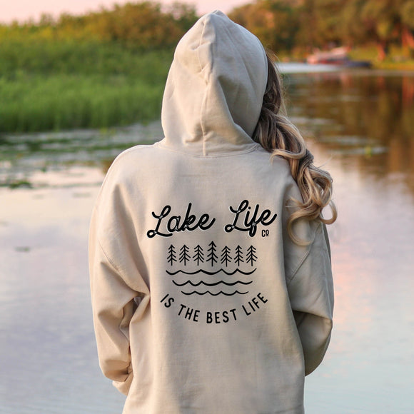 Double sided lake life Women's Hooded Sweatshirt | Lake life Hoodie | Lake life Sweatshirt | Lake Hooded Sweatshirt
