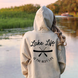 Double sided lake life Women's Hooded Sweatshirt | Lake life Hoodie | Lake life Sweatshirt | Lake Hooded Sweatshirt