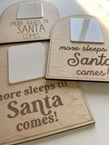 Days until Christmas Sign | Christmas Countdown | Santa Countdown | Sleeps Until Christmas Sign | Sleeps until Santa Sign | Dry Erase Sign