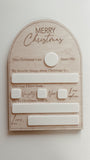 Dear Santa Sign | Reusable Acrylic Sign | Dry Erase Sign | Christmas Sign | Custom Holiday Wooden Engraved Sign | Christmas Photo Prop