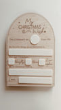 Dear Santa Sign | Reusable Acrylic Sign | Dry Erase Sign | Christmas Sign | Custom Holiday Wooden Engraved Sign | Christmas Photo Prop