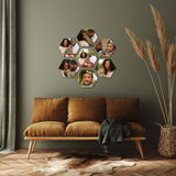 Hexagon Photo | Custom Printed Photo | Honeycomb Tile Hexagon | Hexagon Wall Art | Hexagon Wall Panel | Photo Gifts | Photo Wall Collage