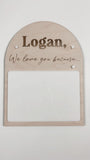 Love Message Sign | I love you because sign | Valentines Day Sign | Words of Affirmation | Love Message | Dry Erase Sign | Love note