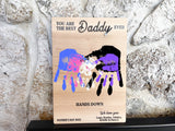 Personalized Father’s Day Gifts | Custom Hand Print Sign for Dad | Gifts for Grandpa for Fathers Day