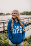Lake life Women's Hooded Sweatshirt | Lake life Hoodie | Lake life Sweatshirt | Lake Hooded Sweatshirt | Retro bubbly summer sweatshirt
